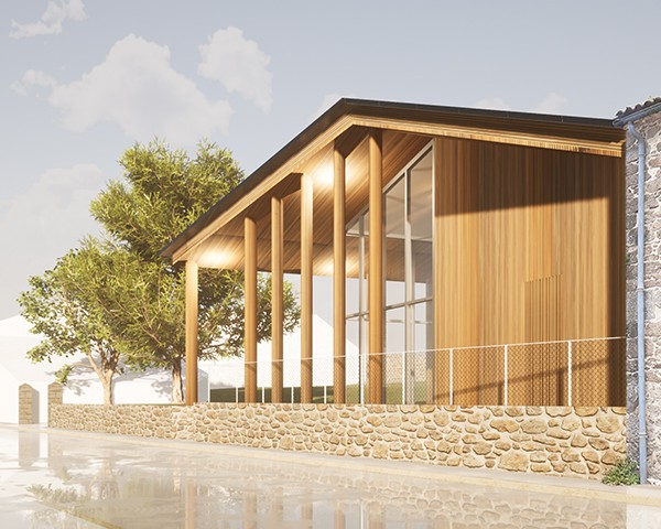 SB Architectes Vendée - Construction d'un commerce et d'un café-restaurant